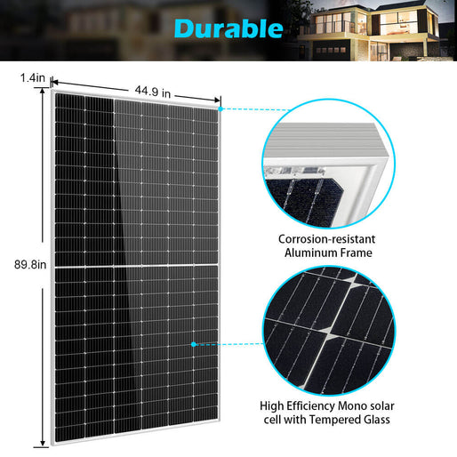 550W MONO PERC SOLAR PANEL FULL PALLET (32 PANELS) UL 61730 CEC Listed