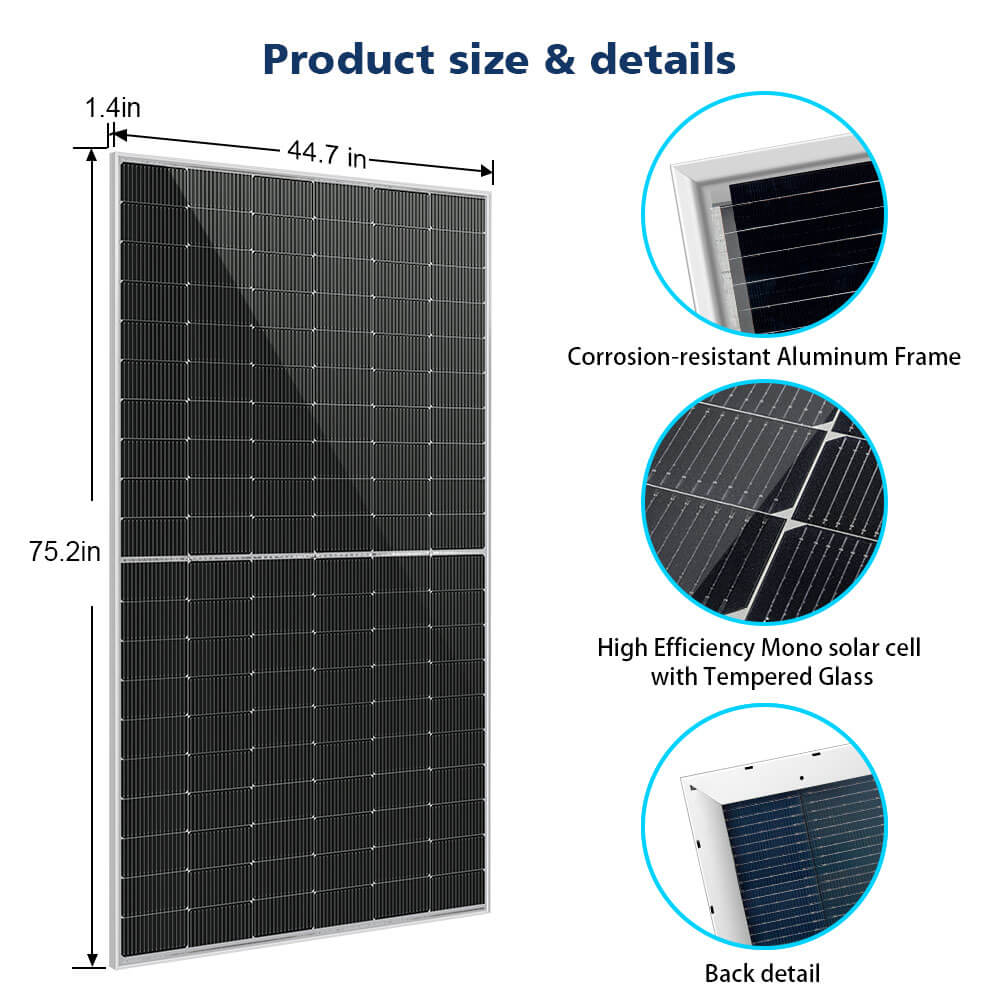 560 Watt Bifacial PERC Solar Panel