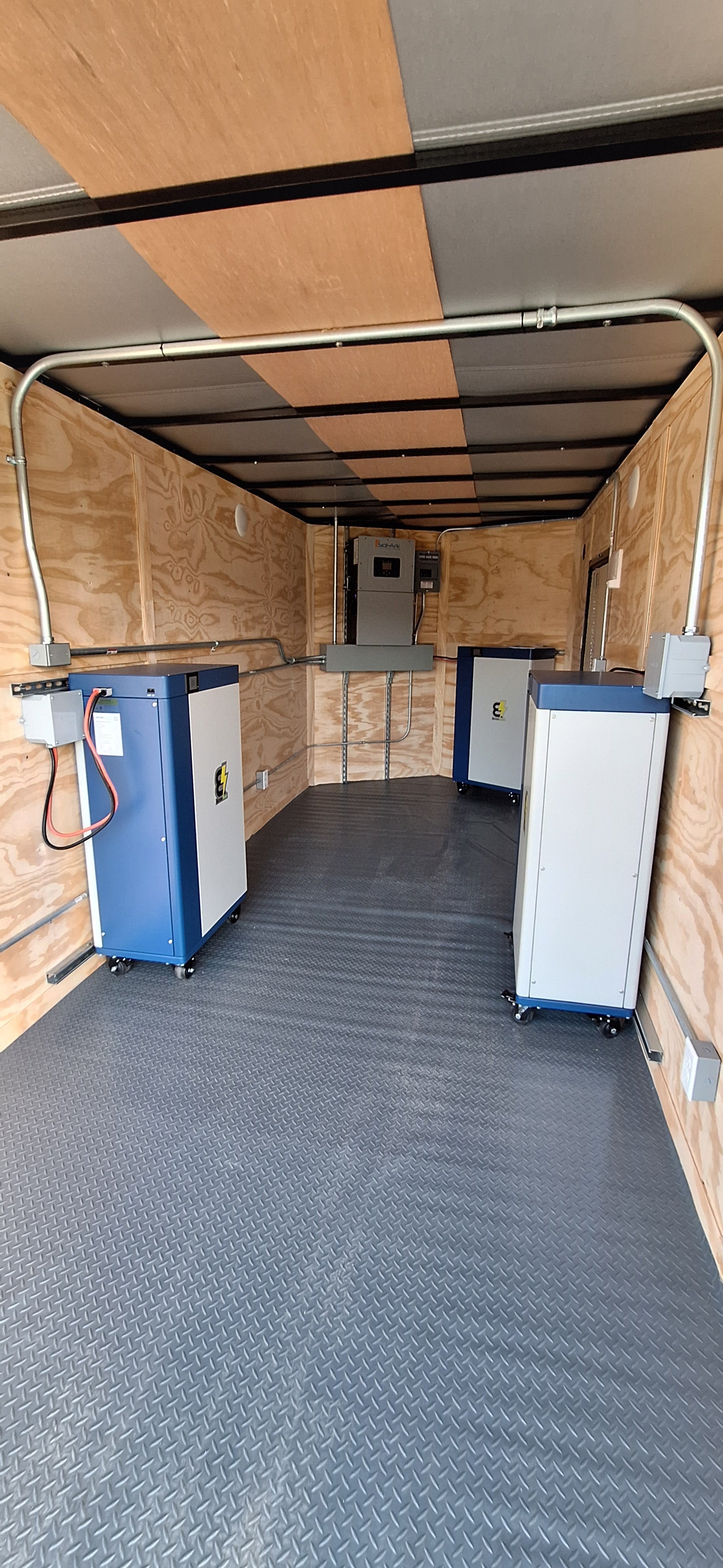 16' Enclosed SOLAR POWERED Offgrid Self-Sufficient Trailer - SOL-ARK 15K Version with 32K Lithium Battery