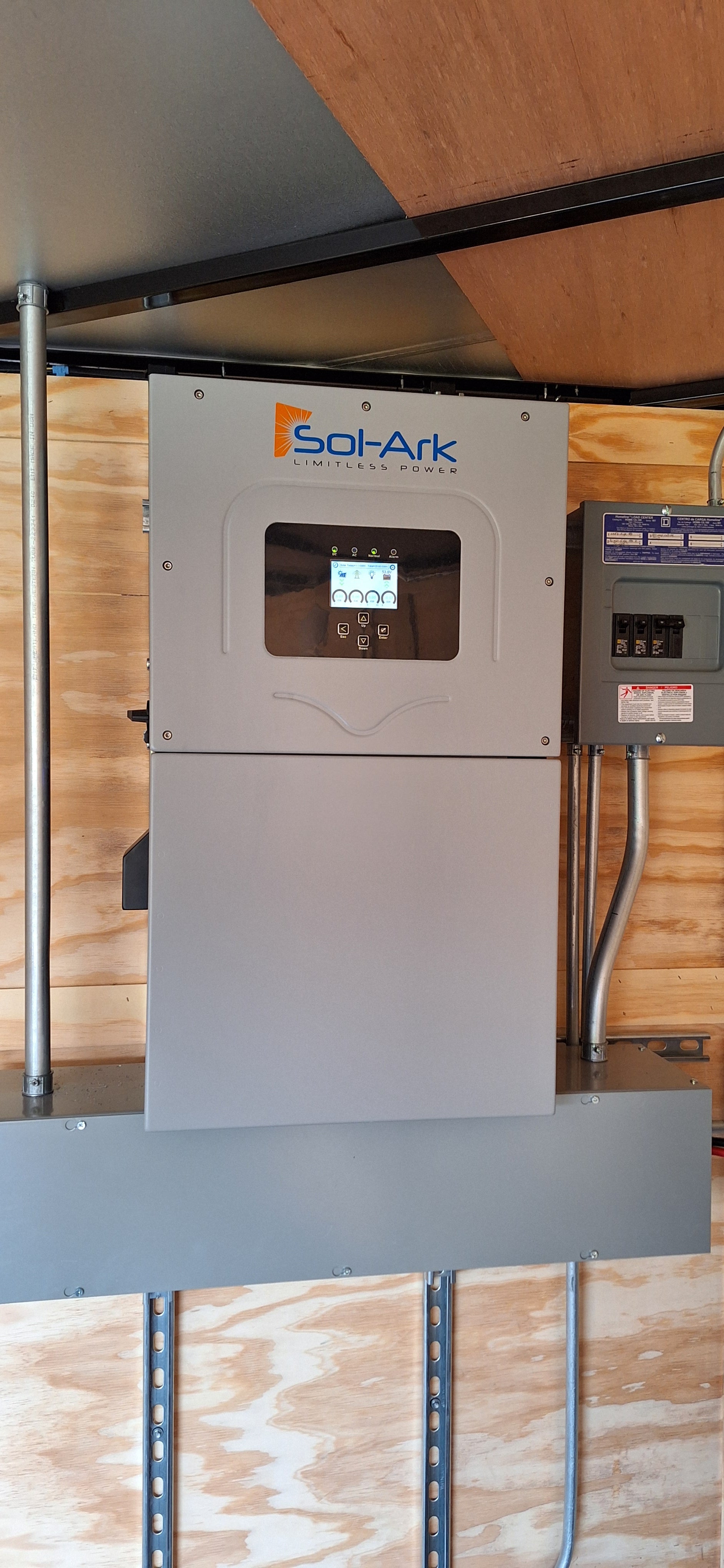 24' Enclosed SOLAR POWERED Offgrid Self-Sufficient Trailer - SOL-ARK 15K with OMO 32K Freedom Lithium Battery