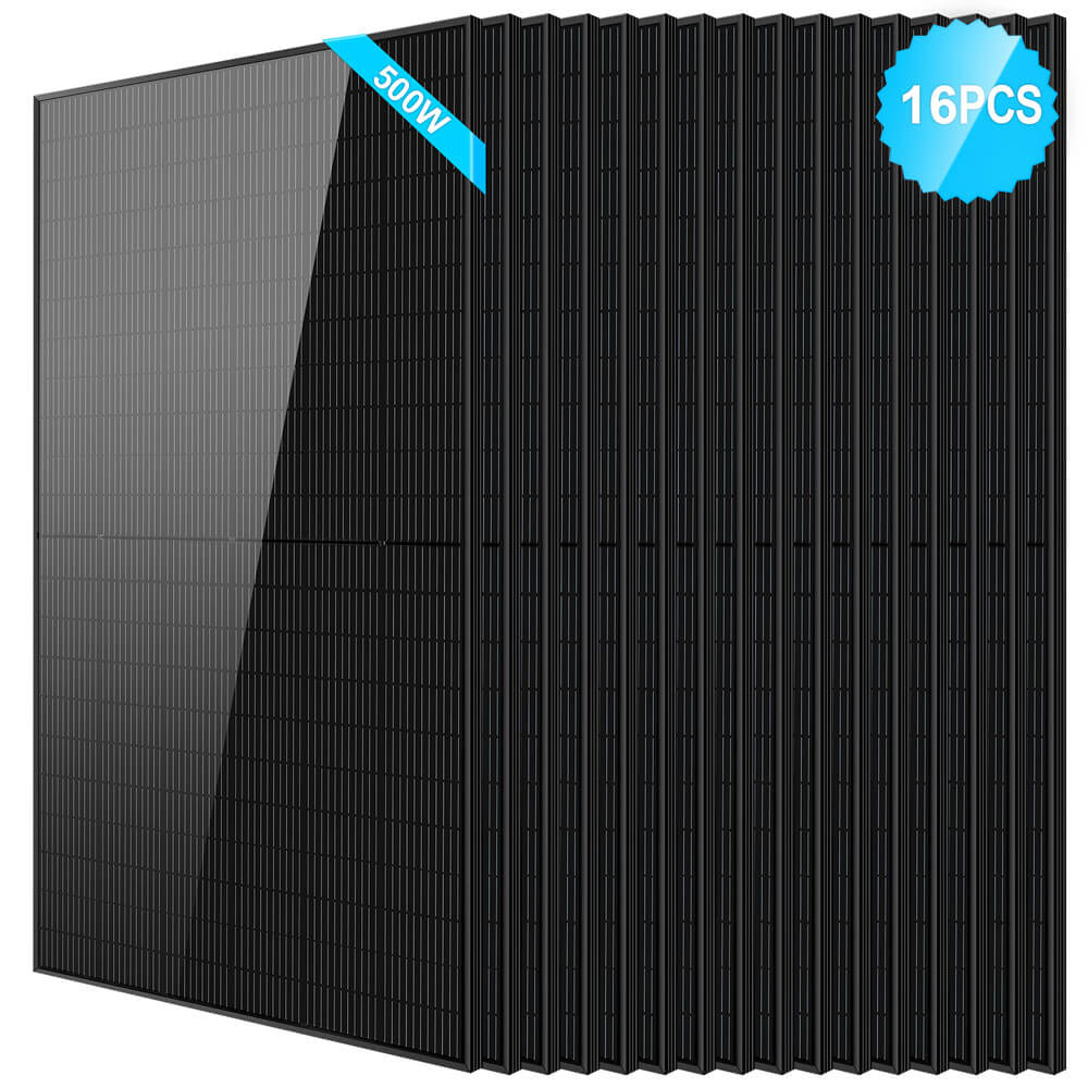 500W Mono Black PERC Solar Panel UL61730 CEC Listed