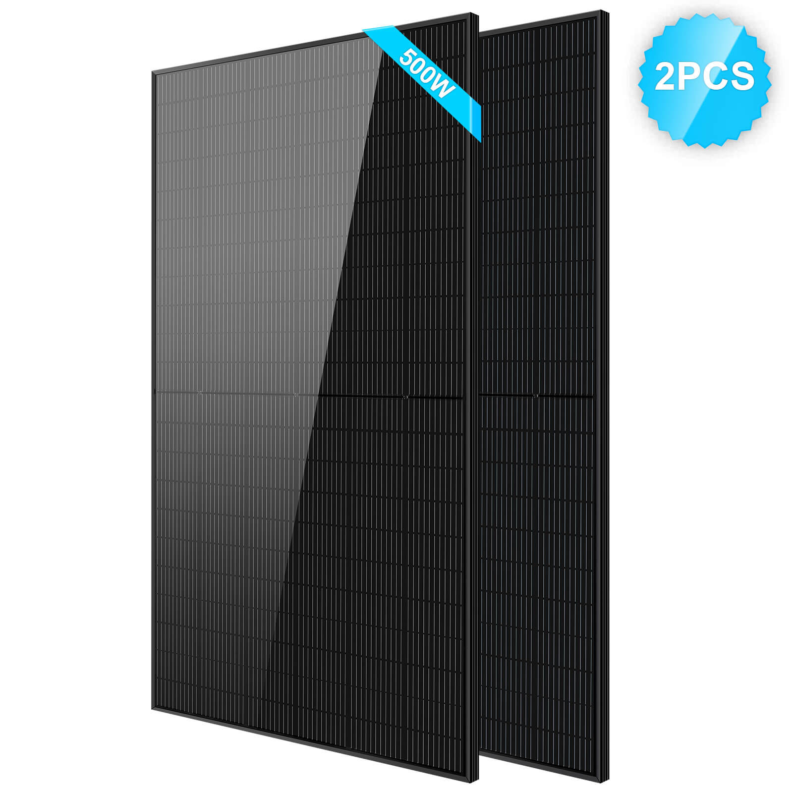 500W Mono Black PERC Solar Panel UL61730 CEC Listed