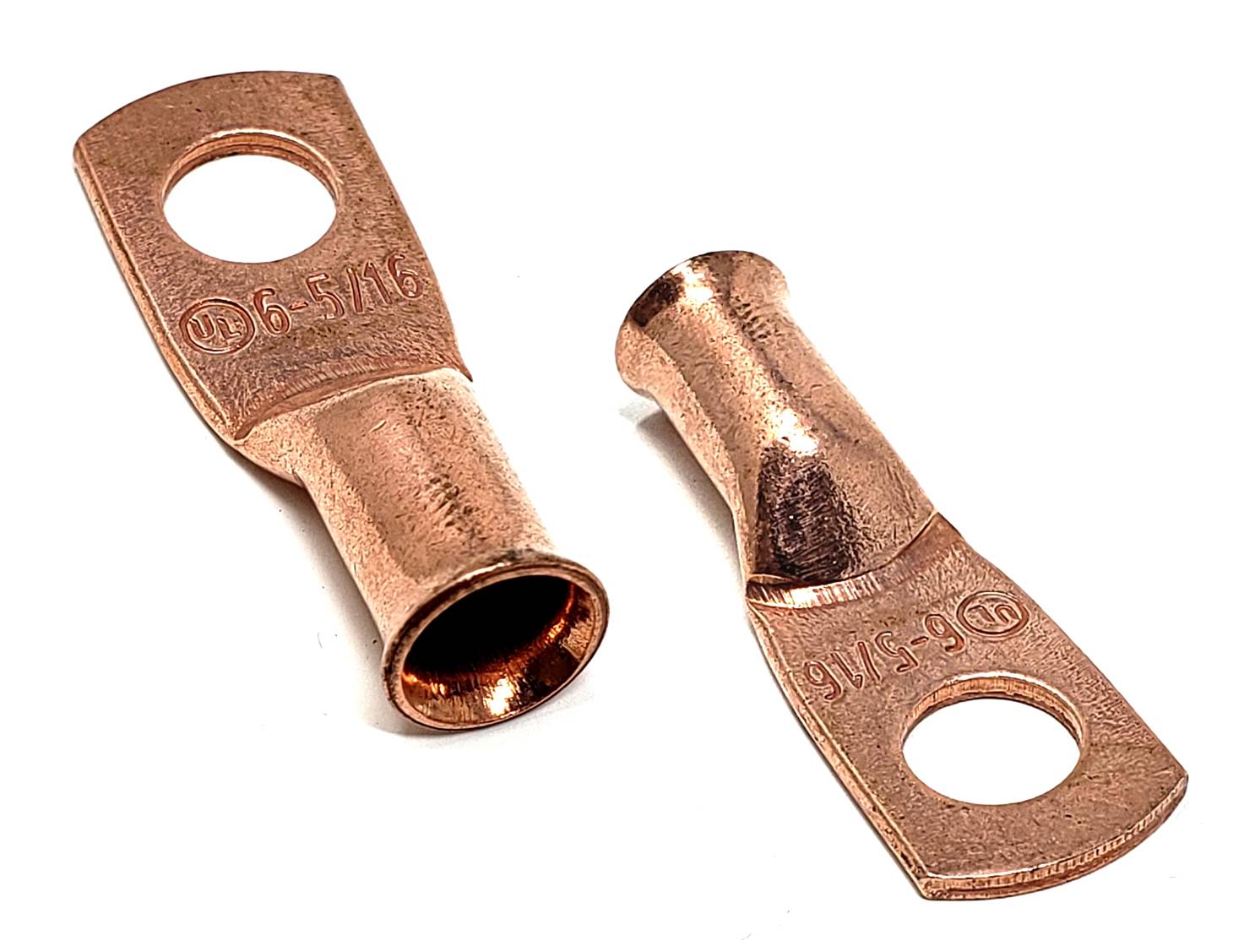 6 Gauge (AWG) Pure Copper Cable Lug Connector Ring Terminals