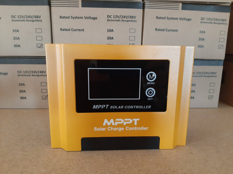 30 Amp MPPT Solar Charge Controller with LCD Display