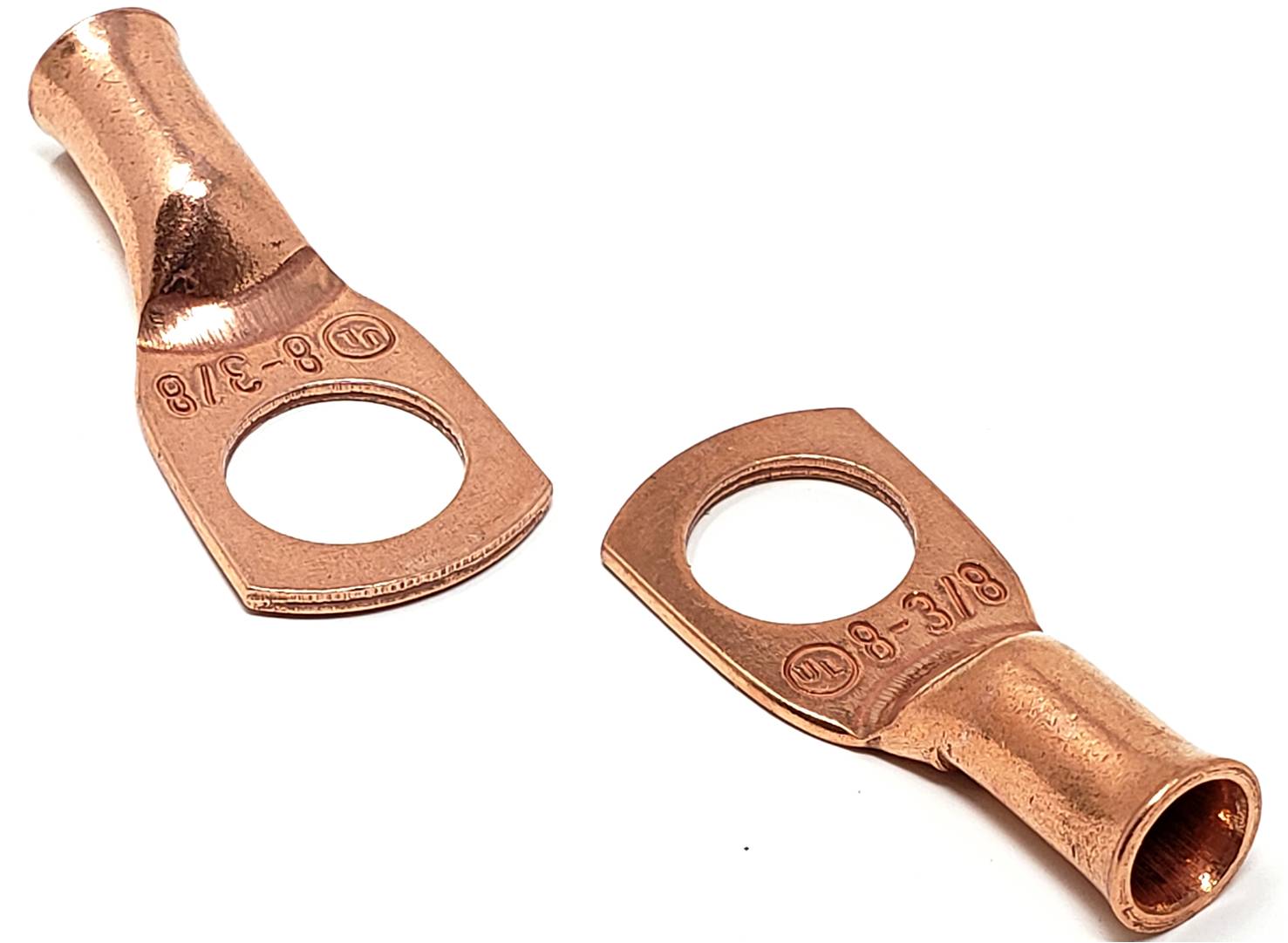 8 Gauge (AWG) Pure Copper Cable Lug Connector Ring Terminals