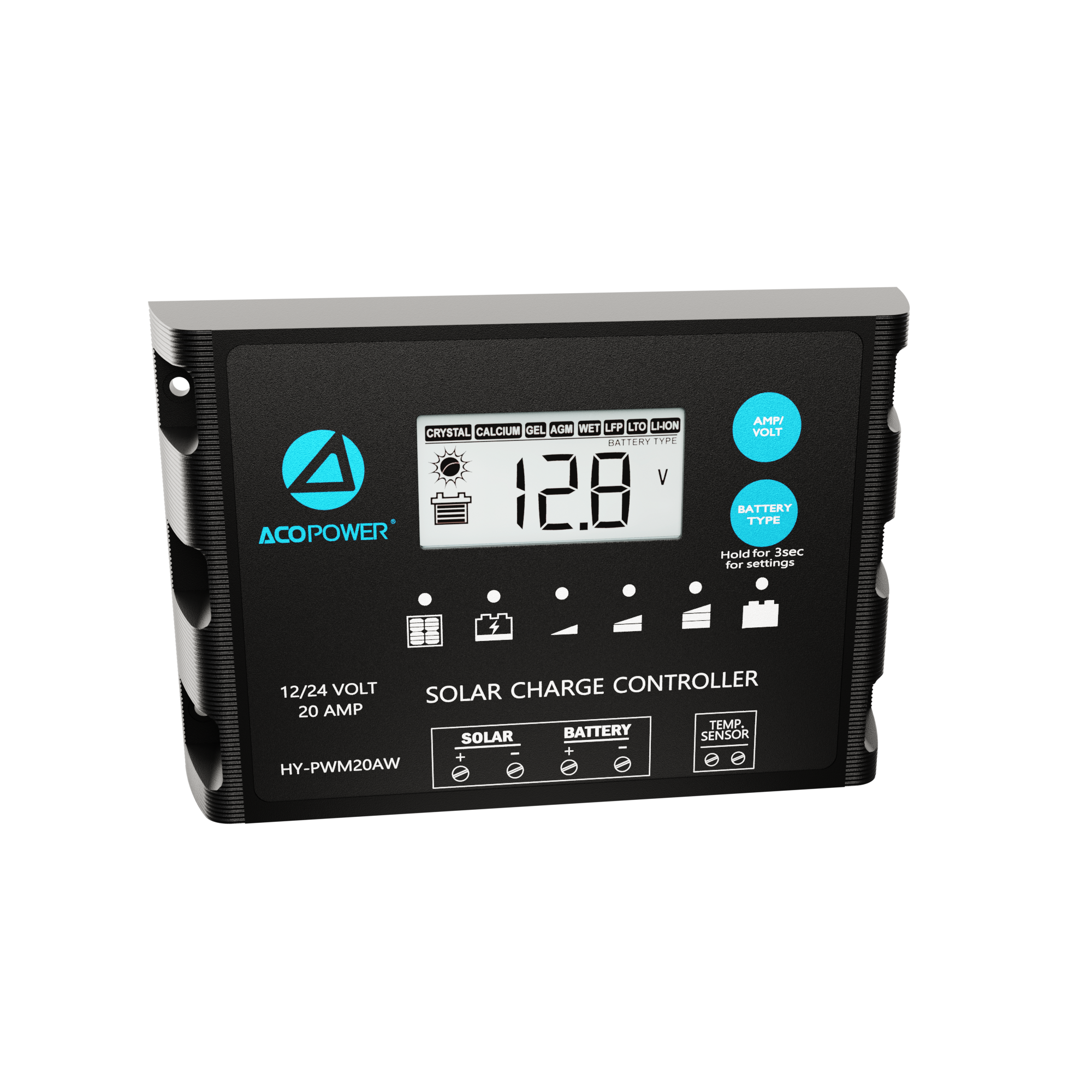 ProteusX 20A PWM Solar Charge Controller