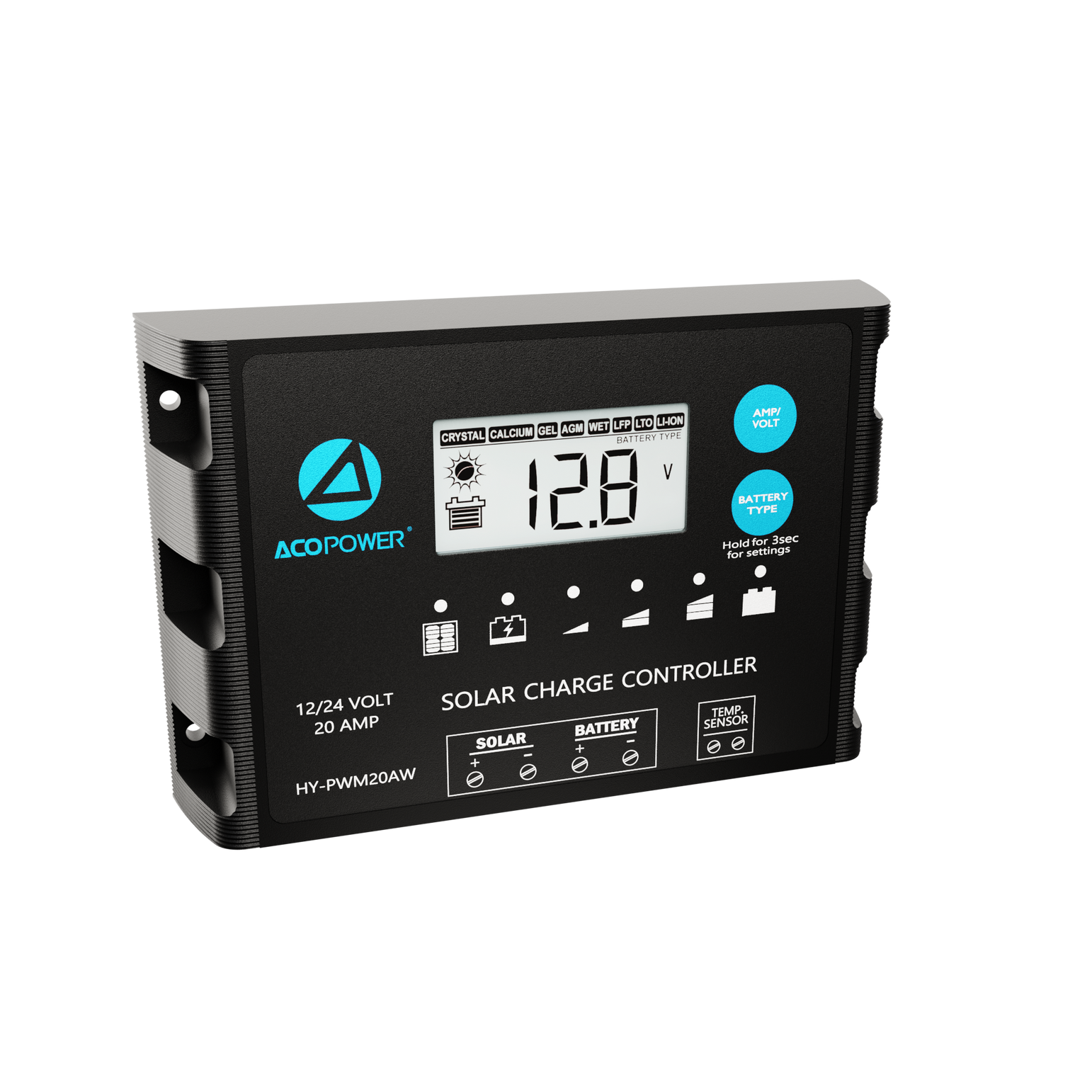 ProteusX 20A PWM Solar Charge Controller