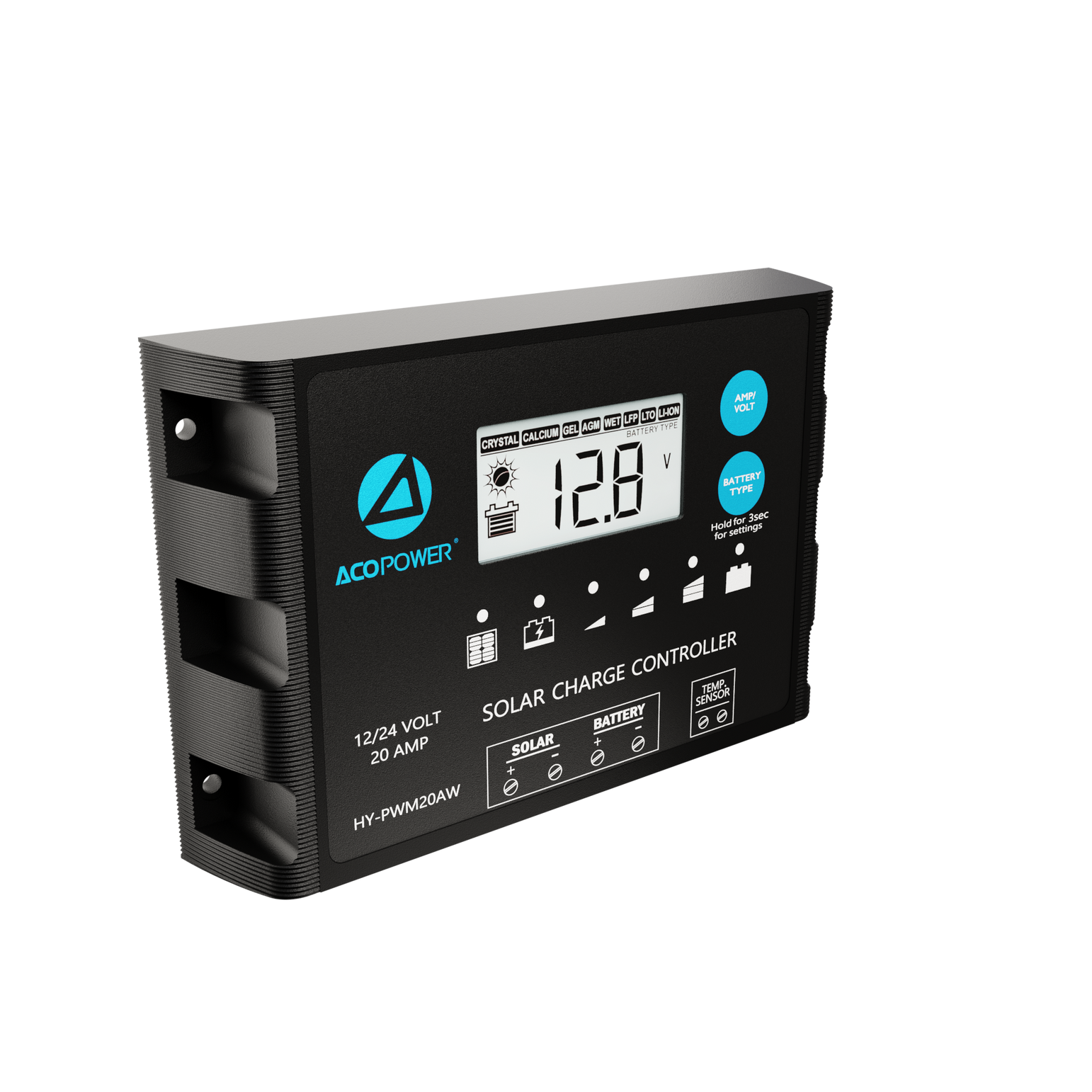 ProteusX 20A PWM Solar Charge Controller