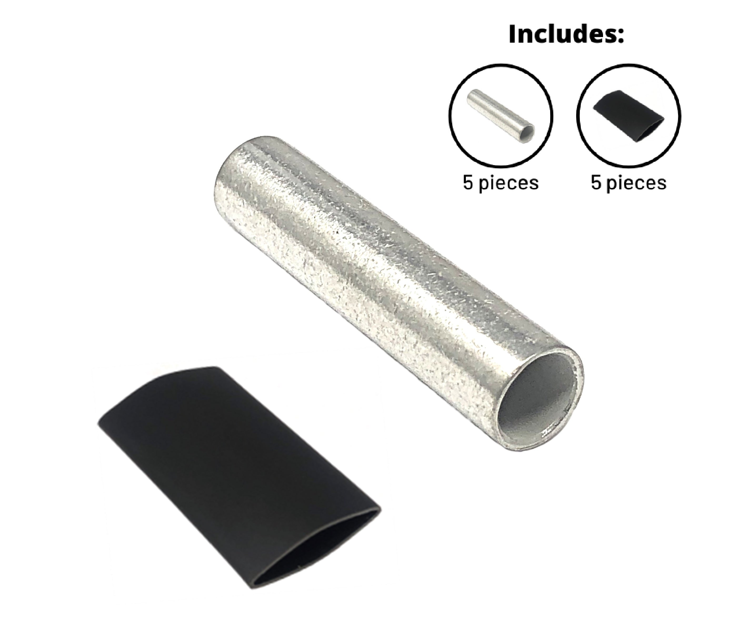 Butt Splice Connector Pure Copper Tin-Coated Marine Grade Uninsulated