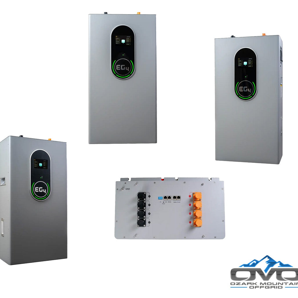 6KW Complete Offgrid Solar Kit + EG4 18kPV Inverter + 14.3KW 48V EG4 Lithium Indoor Wall Battery + 6.6KW Solar with Ground Mount and Wiring