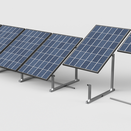 IntegraRack IR-30 Solar Panel Ground Mount | 30 Degree Angle | Aircraft Grade Aluminum