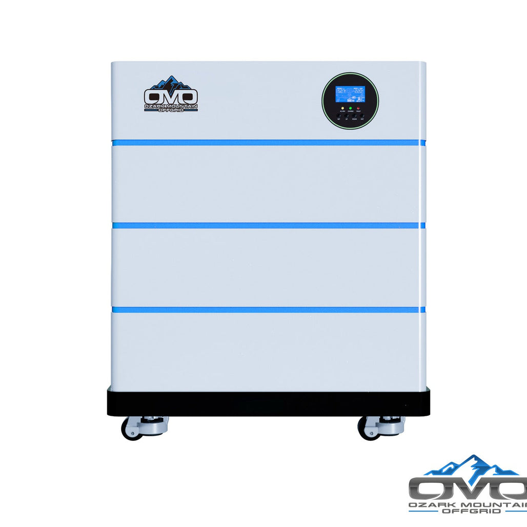 OMO All-In-One Customizable Stacking Inverter/Battery System 5500W Inverter + 15.36KW Lithium Battery