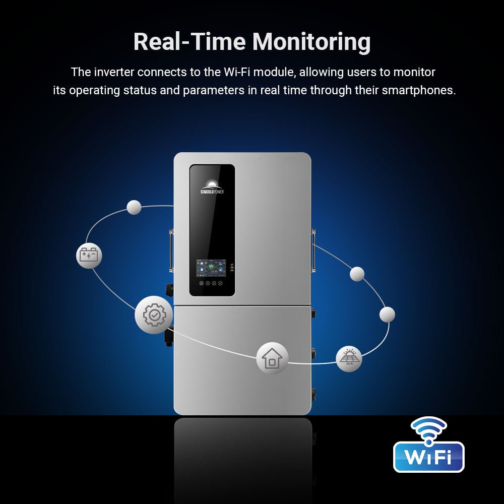 12KW 48V All-in-one Hybrid Solar inverter | Whole Home Backup (200A)| SGS-12K18MAX