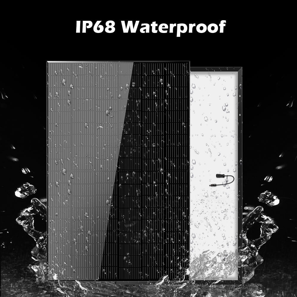 370W/ 415W/ 440W/ 500W Mono Black PERC Solar Panel UL 61730 CEC Listed