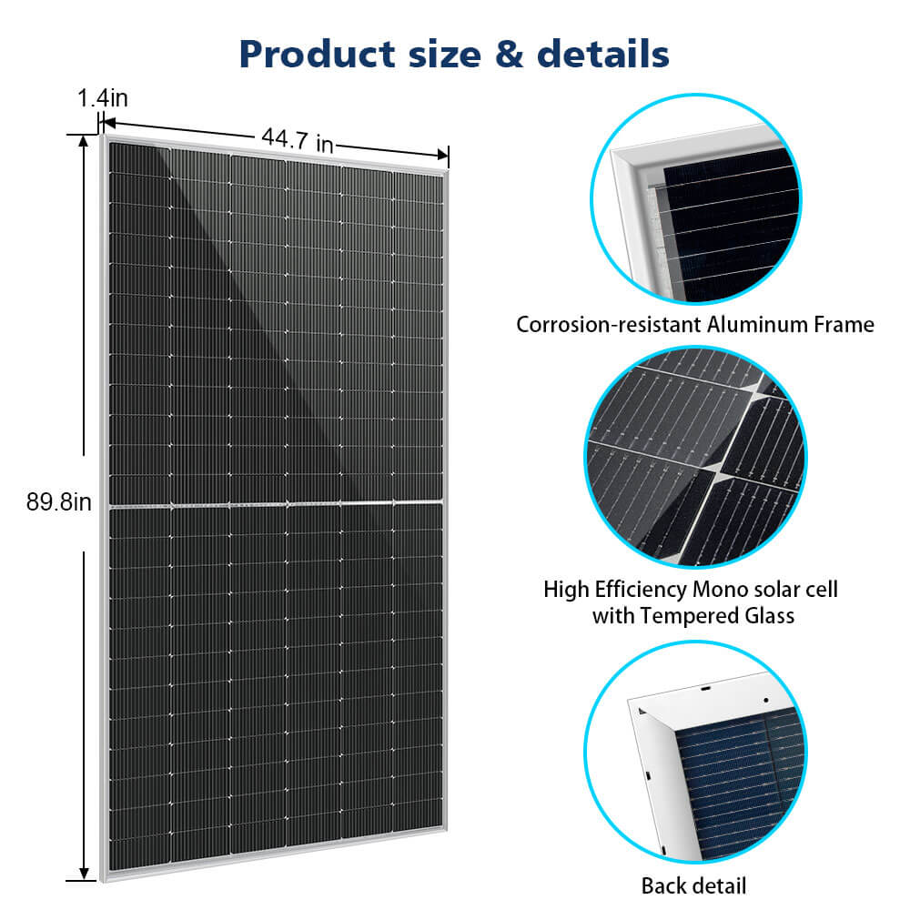 560 Watt Bifacial PERC Solar Panel