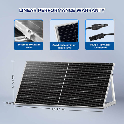 560W Bifacial PERC Solar Panel  | SGP-560-SBD (31 PANELS) UL61730