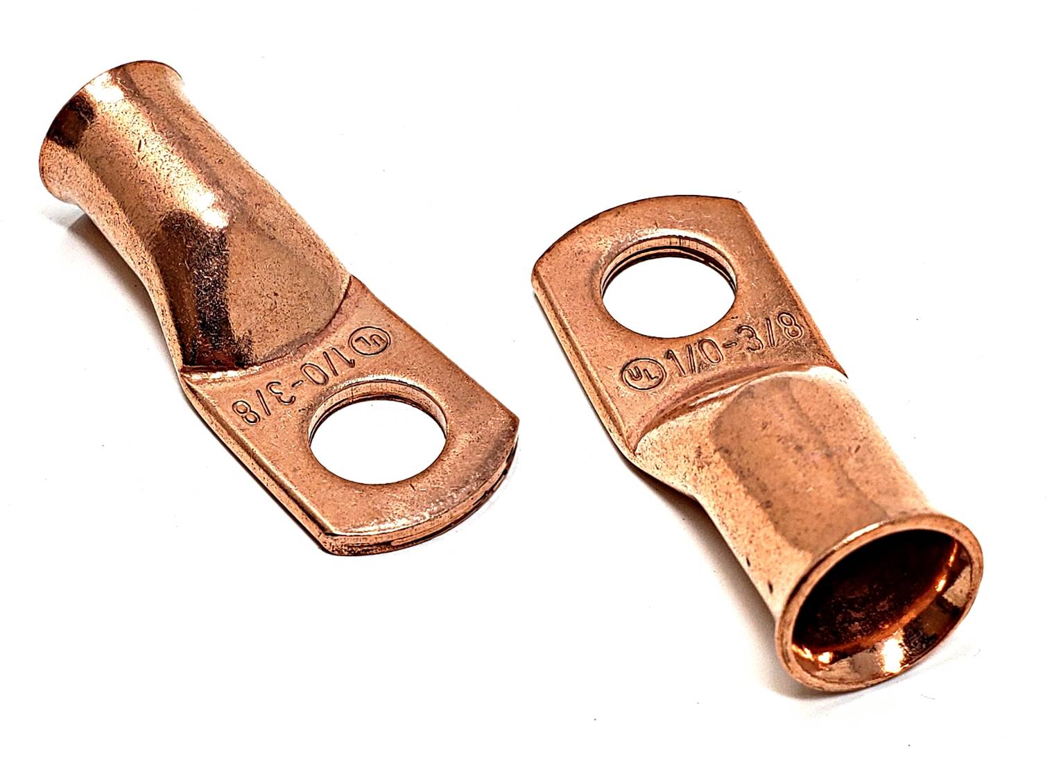 1/0 Gauge (AWG) Pure Copper Cable Lug Connector Ring Terminals
