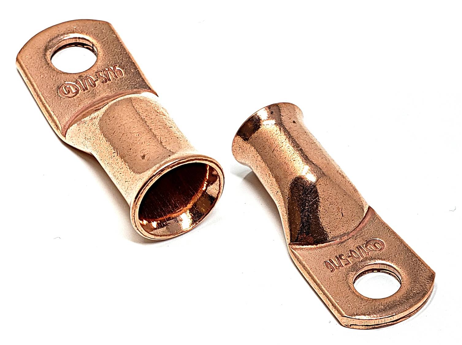 1/0 Gauge (AWG) Pure Copper Cable Lug Connector Ring Terminals