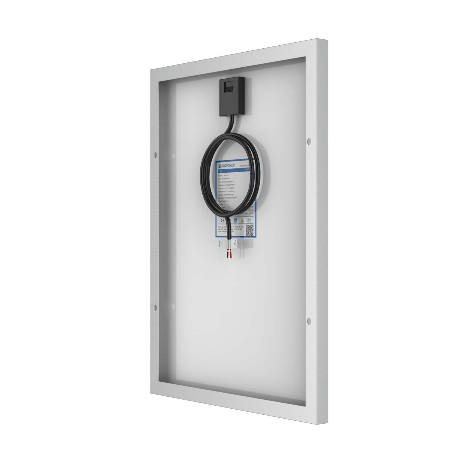 20 Watt 12 Volt Monocrystalline Solar Panel