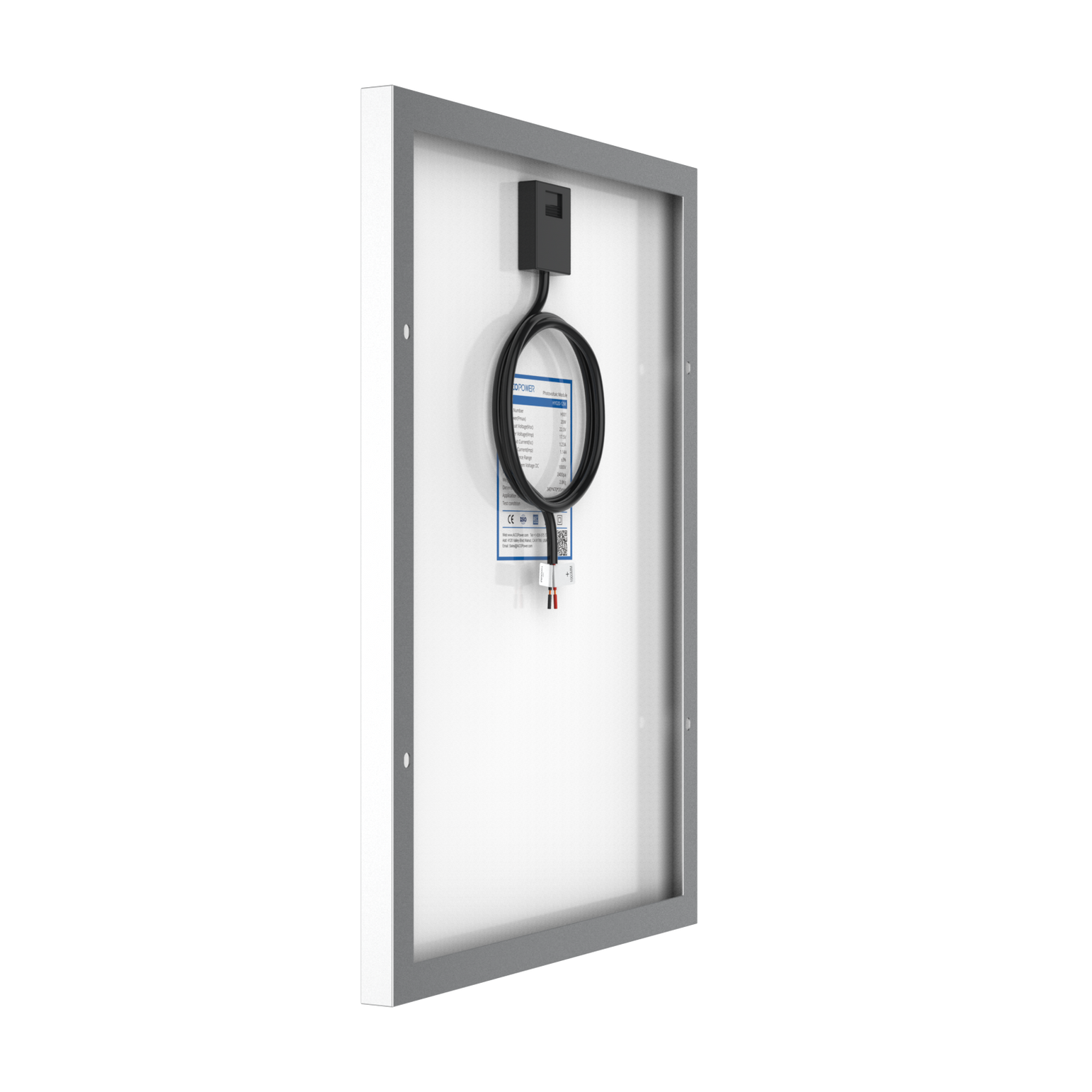 20 Watt 12 Volt Monocrystalline Solar Panel