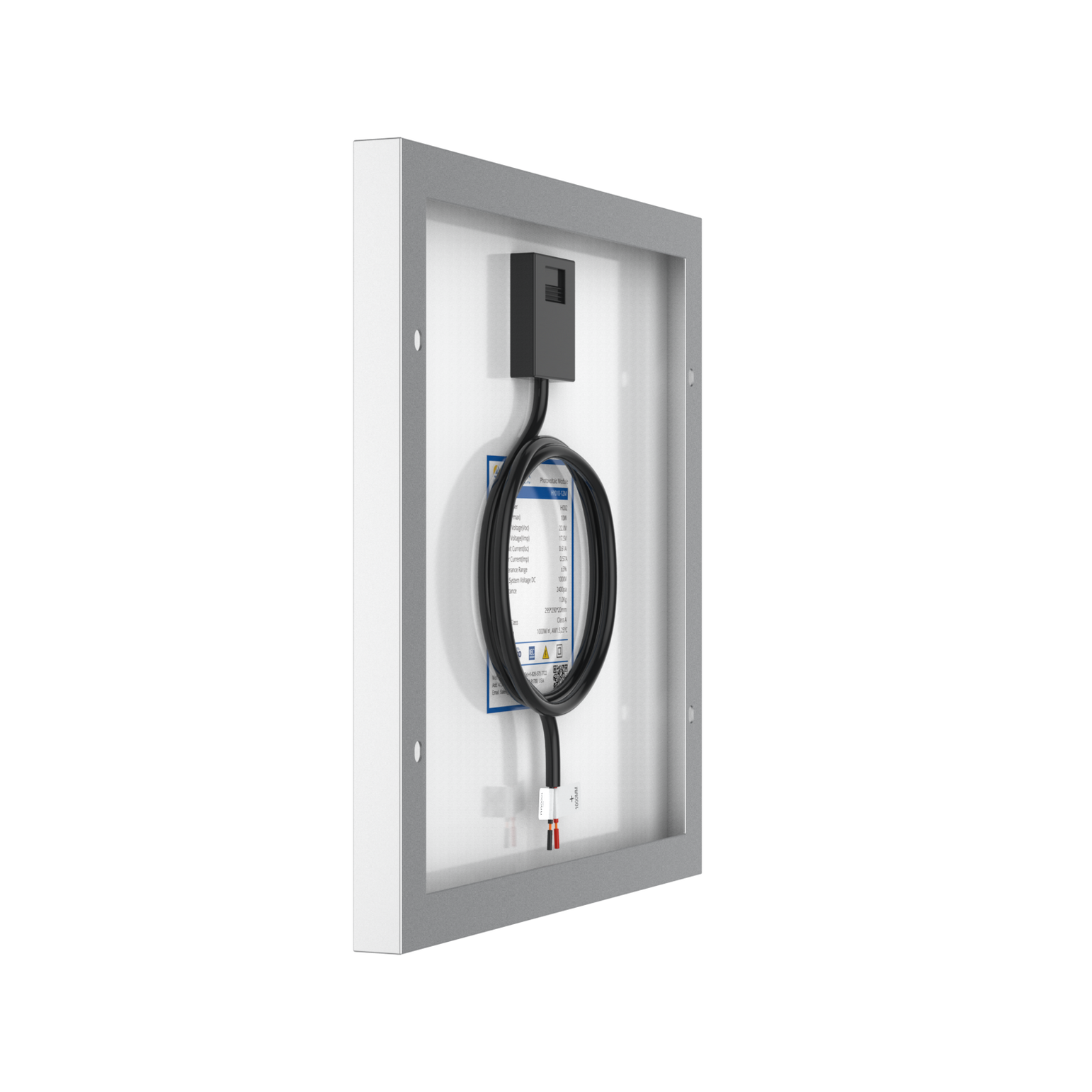 10 Watt 12 Volt Monocrystalline Solar Panel