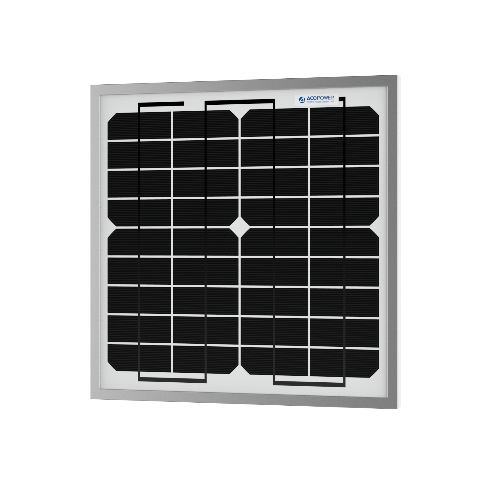 10 Watt 12 Volt Monocrystalline Solar Panel