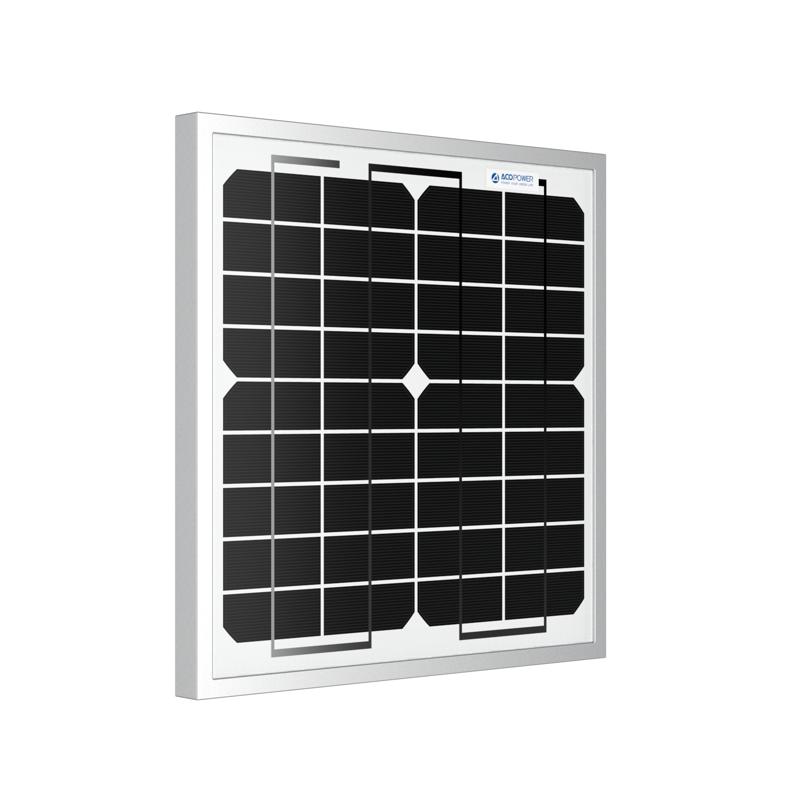 10 Watt 12 Volt Monocrystalline Solar Panel