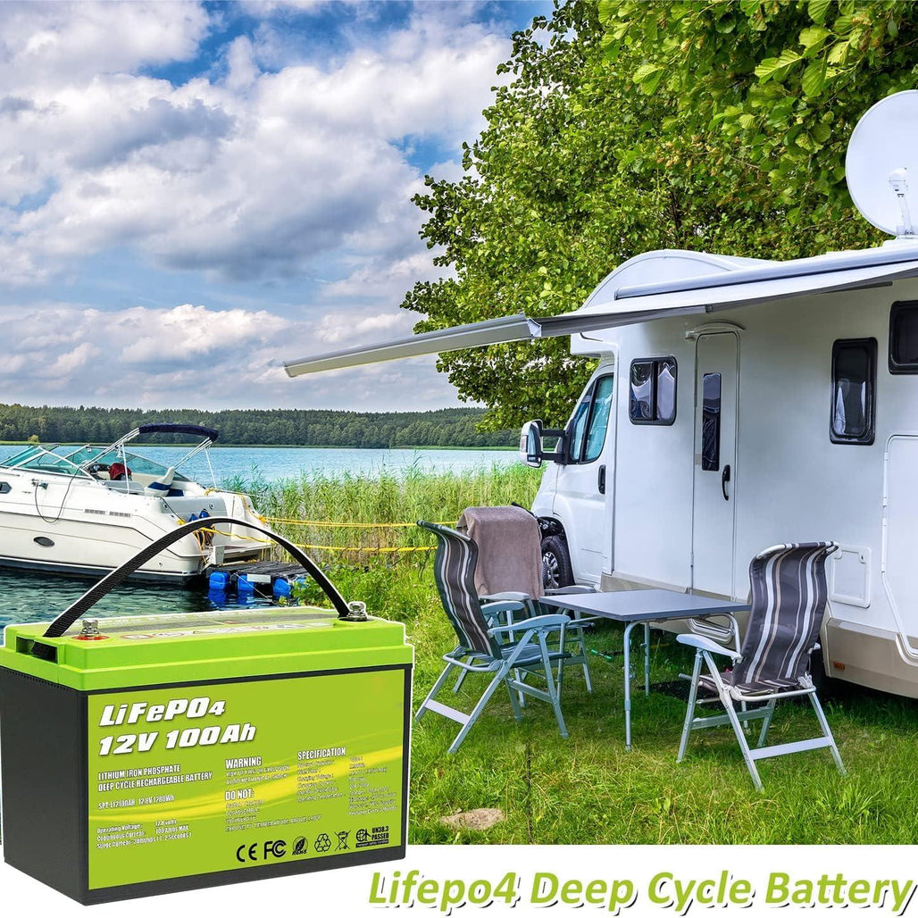 12V 100Ah LiFePO4 Deep Cycle Lithium Battery