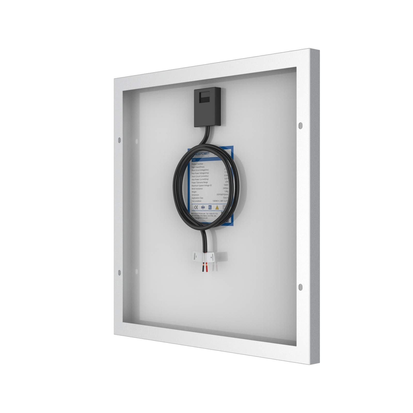 15 Watt 12 Volt Polycrystalline Solar Panel