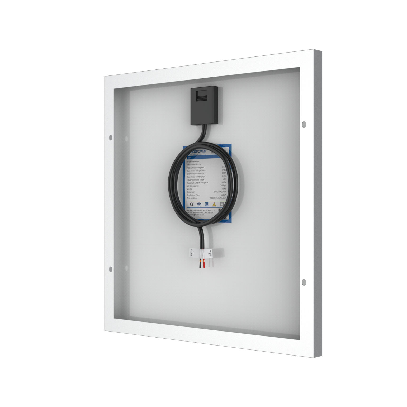 15 Watt 12 Volt Polycrystalline Solar Panel