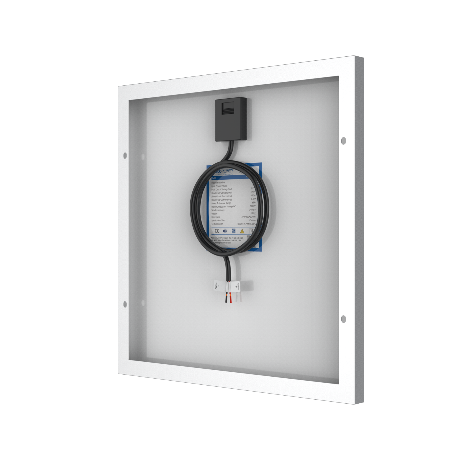 15 Watt 12 Volt Polycrystalline Solar Panel