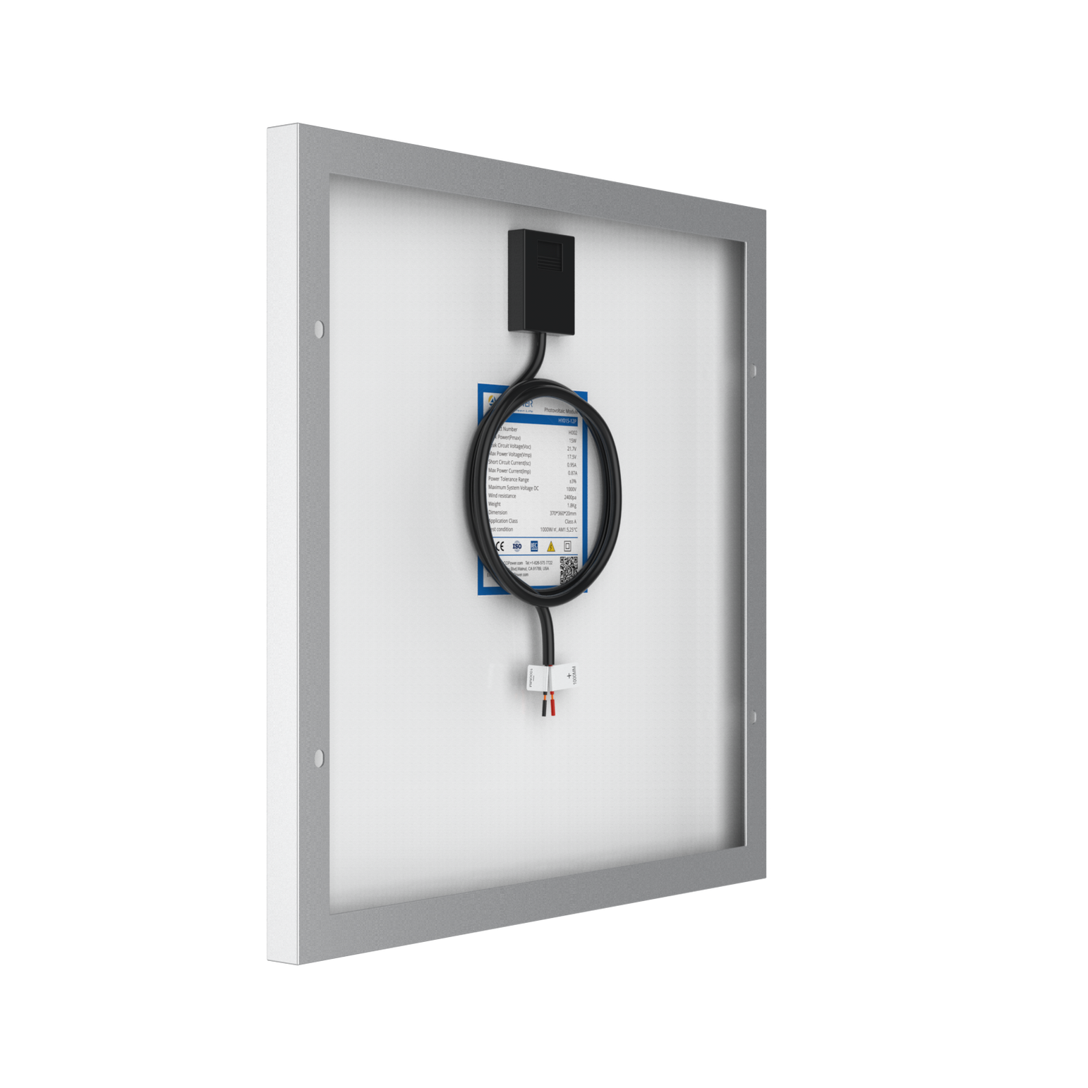 15 Watt 12 Volt Polycrystalline Solar Panel