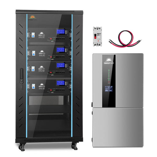 Hybrid Solar Kit 11.4KW 48V Split Phase 20.48KWH/50.2KWH Lithium Battery 450 Watt Solar Panel SGH-11N2E/ SGH-11N5E