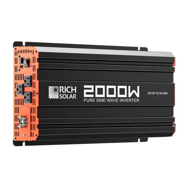 Rich Solar NOVA PURE 2K | 2000 Watt 12 Volt | Industrial Pure Sine Wave Inverter