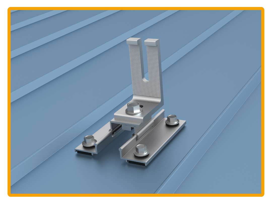 Sunmodo MRB | Metal Roof Mounting Attachment (Rail-Less System)