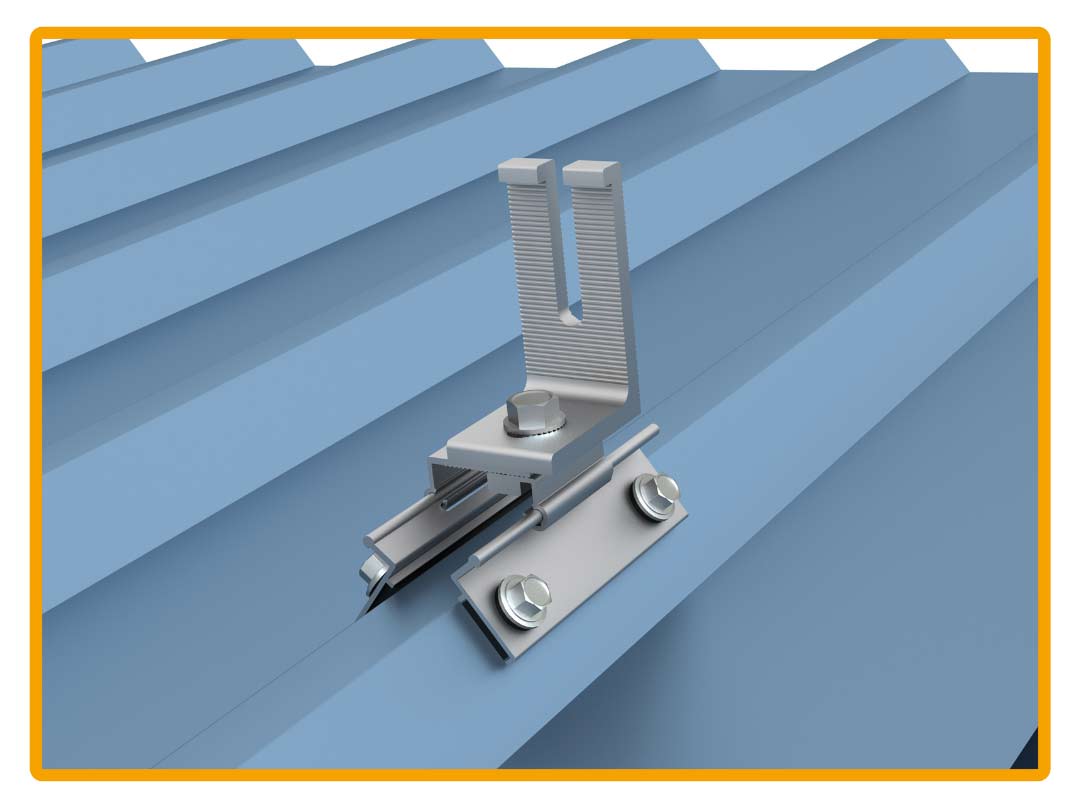 Sunmodo MRB | Metal Roof Mounting Attachment (Rail-Less System)