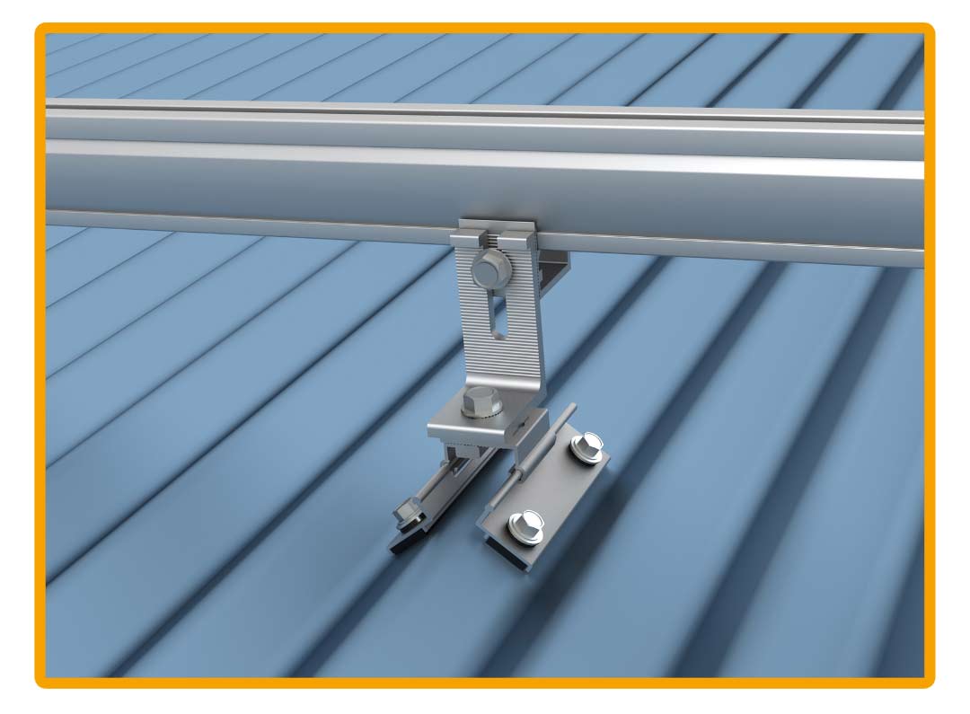 Sunmodo MRB | Metal Roof Mounting Attachment (Rail-Less System)