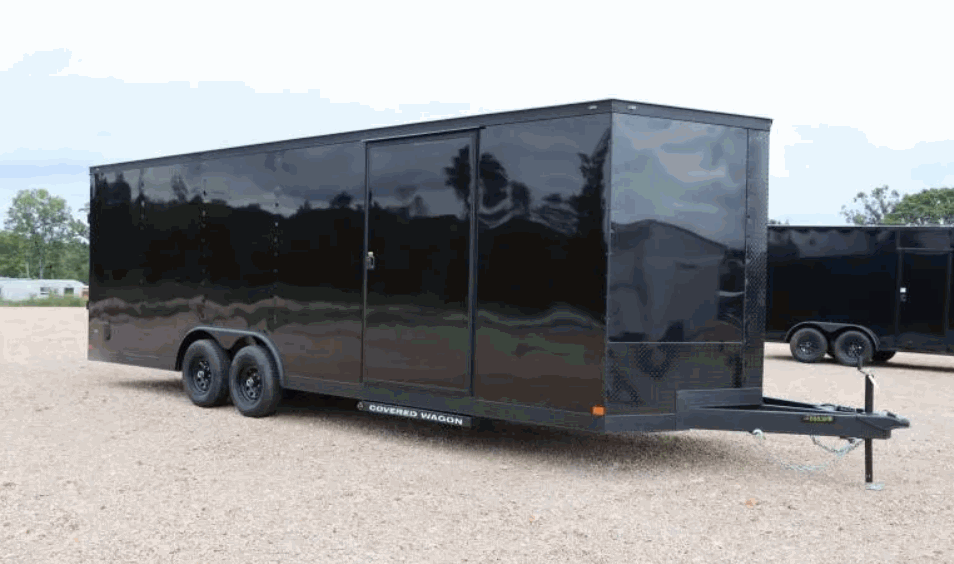 24' Enclosed SOLAR POWERED Offgrid Self-Sufficient Trailer - SOL-ARK 15K with OMO 32K Freedom Lithium Battery