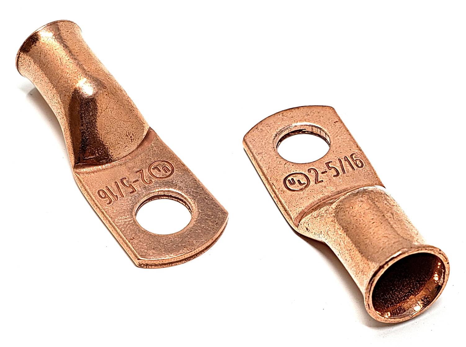 2 Gauge (AWG) Pure Copper Cable Lug Connector Ring Terminals