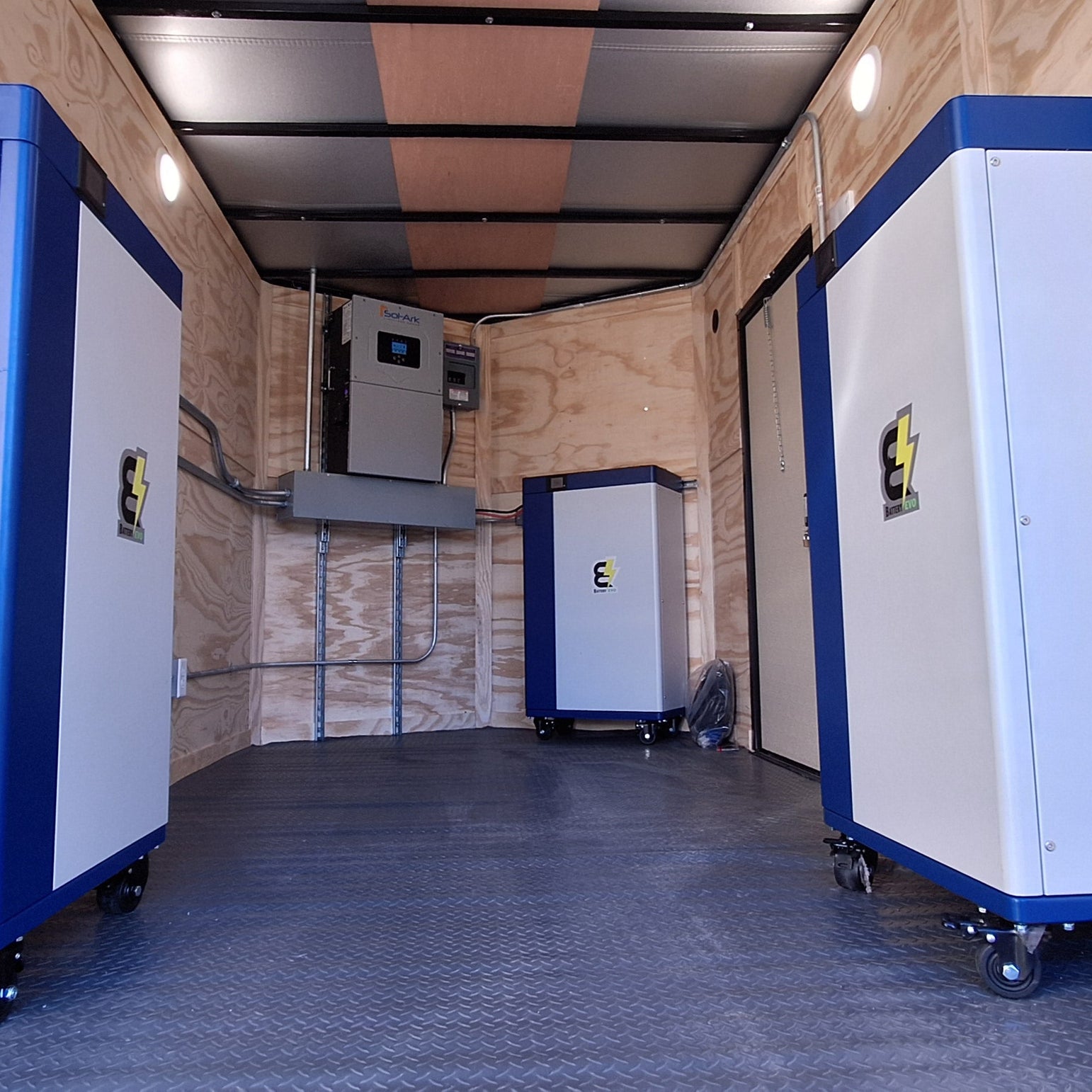 16' Enclosed SOLAR POWERED Offgrid Self-Sufficient Trailer - SOL-ARK 15K Version with 32K Lithium Battery