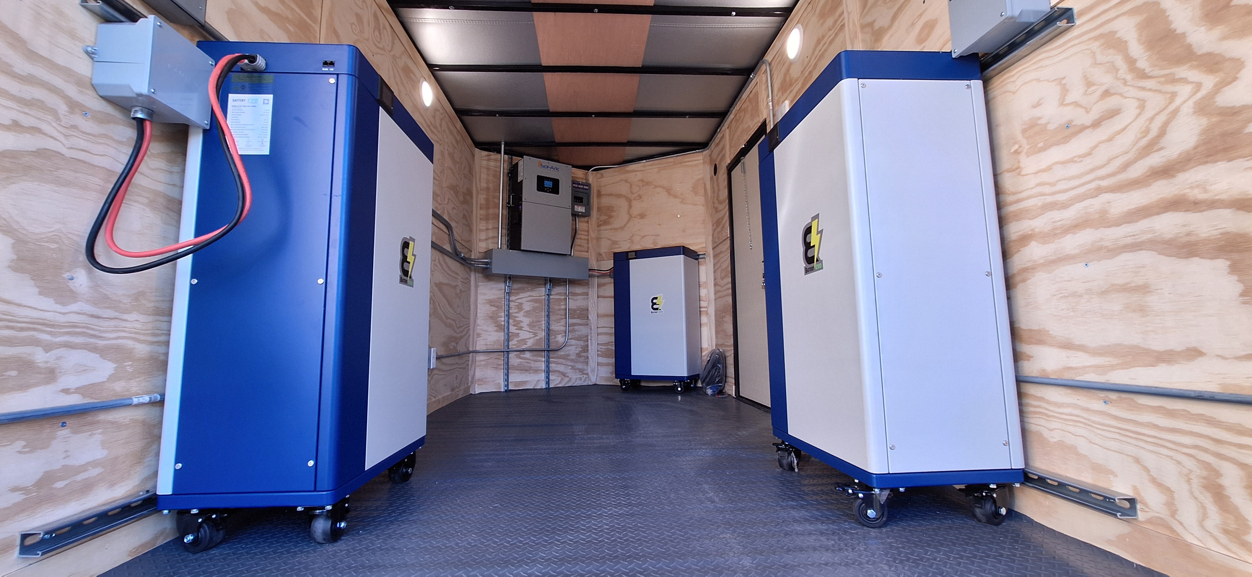 16' Enclosed SOLAR POWERED Offgrid Self-Sufficient Trailer - SOL-ARK 15K Version with 32K Lithium Battery