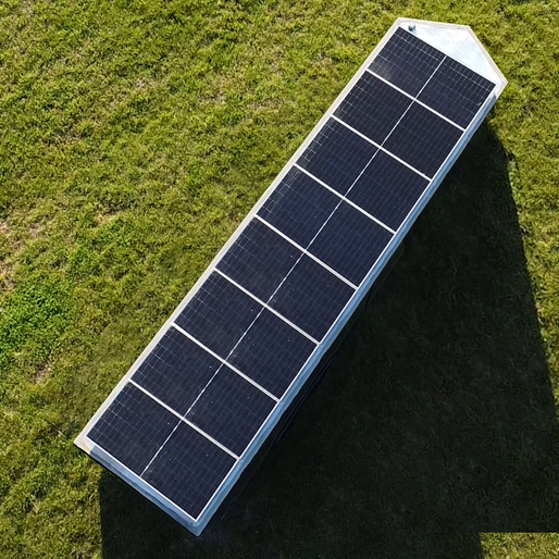 36' Enclosed SOLAR POWERED Offgrid Self-Sufficient Trailer - SOL-ARK 15K with OMO 32K Freedom Lithium Battery