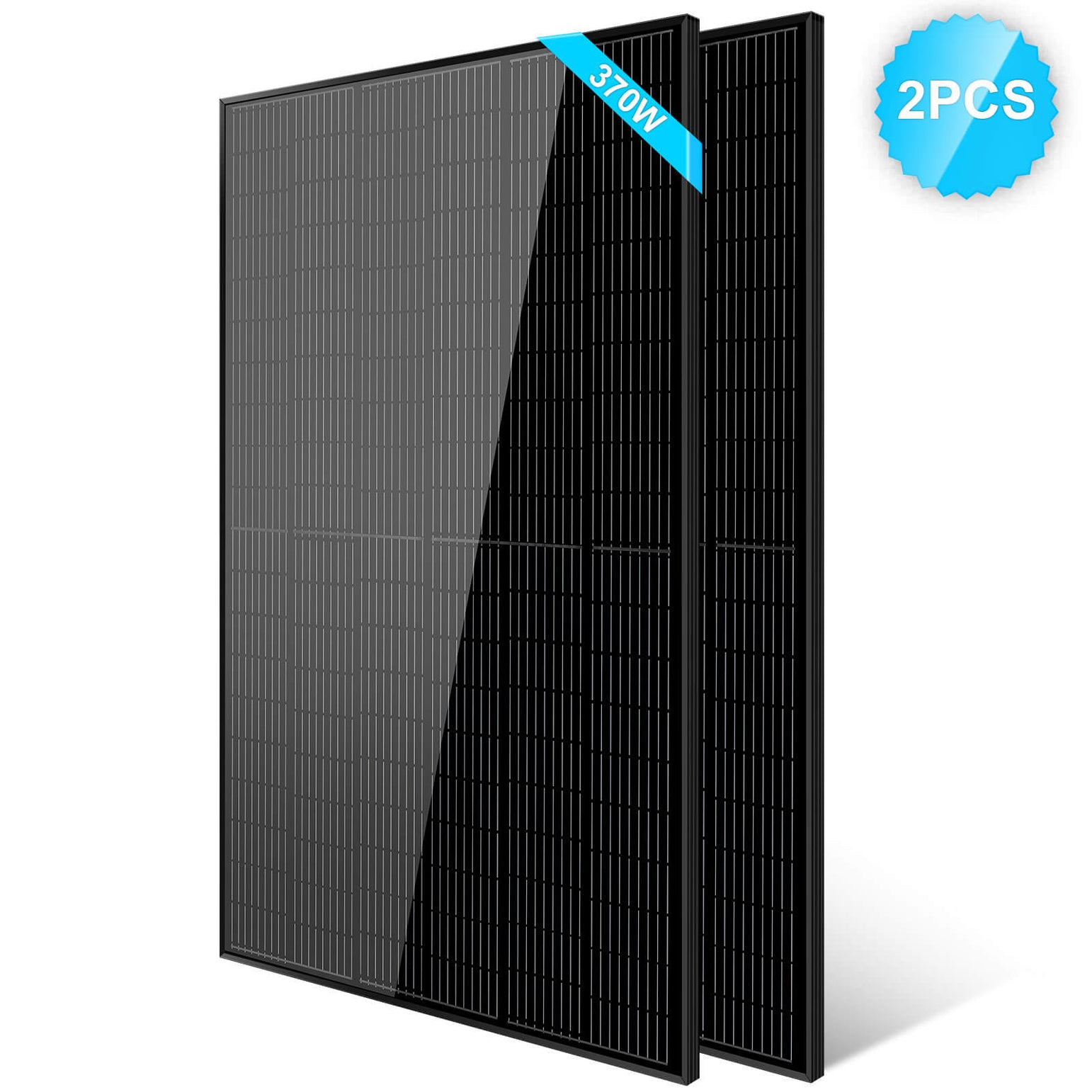370W Mono Black PERC Solar Panel UL 61730