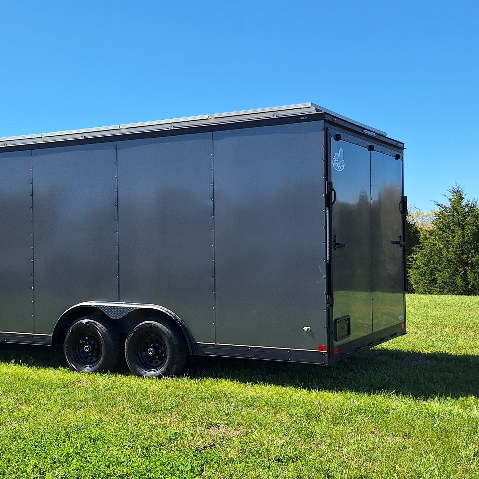 20' Enclosed SOLAR POWERED Offgrid Self-Sufficient Trailer - SOL-ARK 15K Version with 32K Lithium Battery