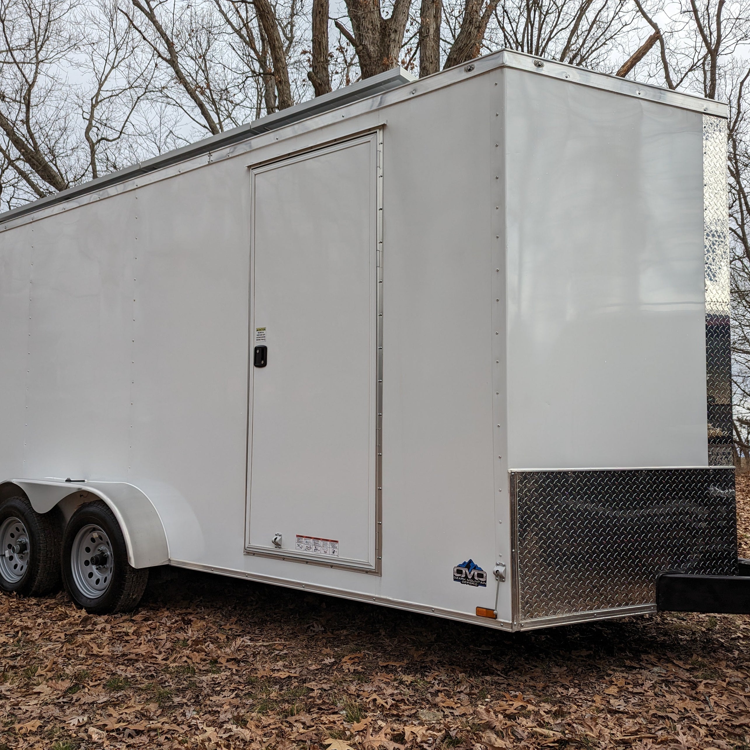 16' Enclosed SOLAR POWERED Offgrid Self-Sufficient Trailer - Concession Window Expanded Solar Array / Expanded Lithium battery bank - MOBILE STOREFRONT VERSION