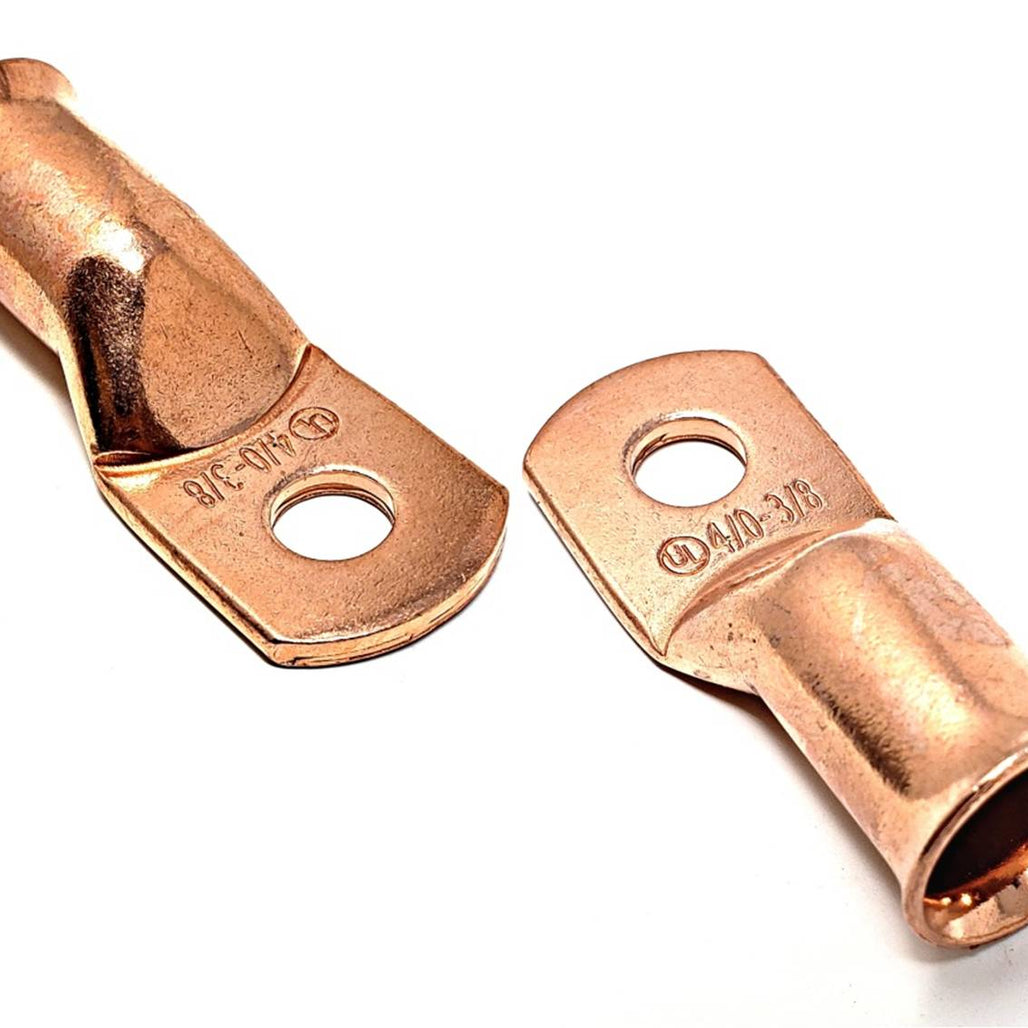 4/0 Gauge (AWG) Pure Copper Cable Lug Connector Ring Terminals