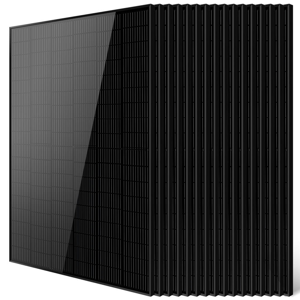 370W/ 415W/ 440W/ 500W Mono Black PERC Solar Panel UL 61730 CEC Listed