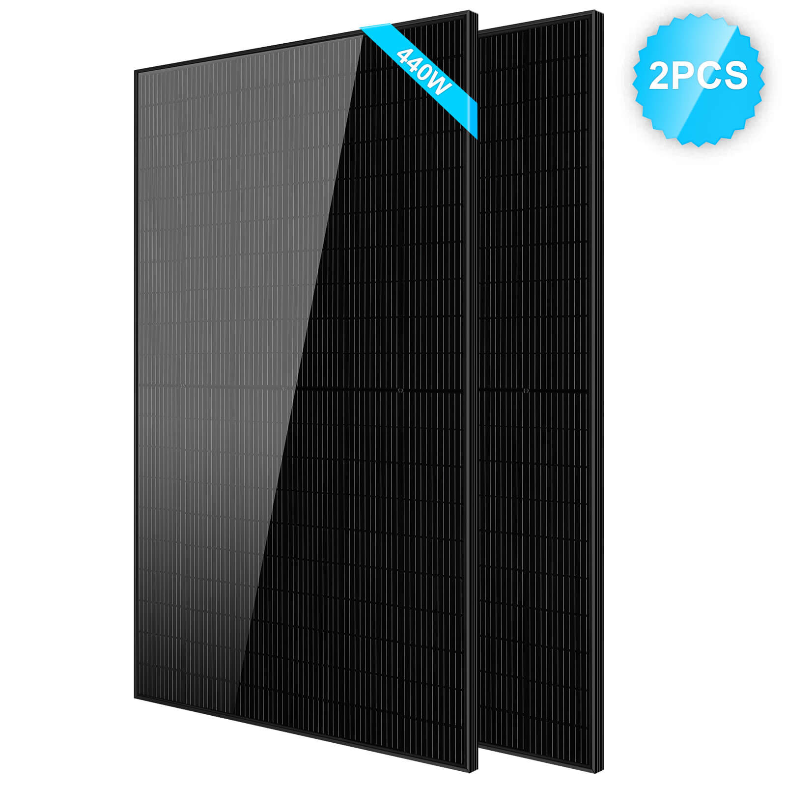440W Mono Black PERC Solar Panel UL61730 CEC Listed