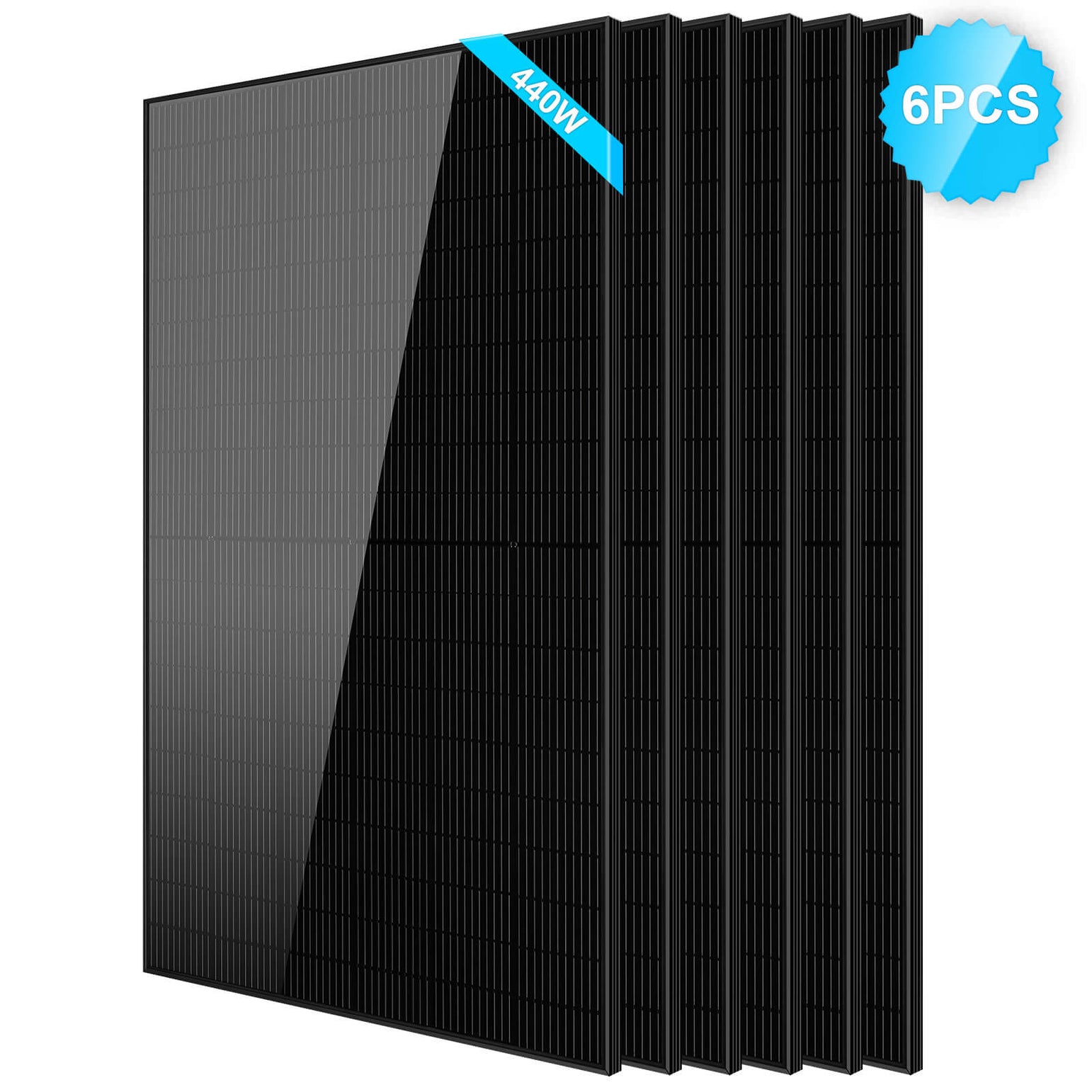 440W Mono Black PERC Solar Panel UL61730 CEC Listed