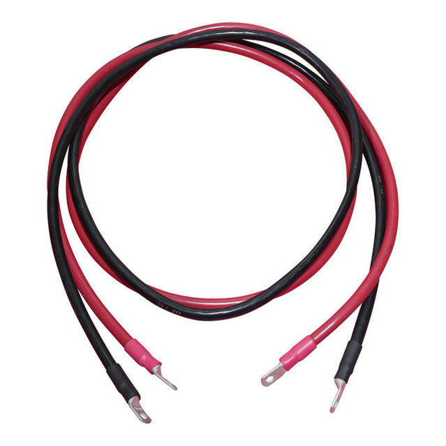 84in 1/0 AWG Battery to Inverter Cables | Black and Red